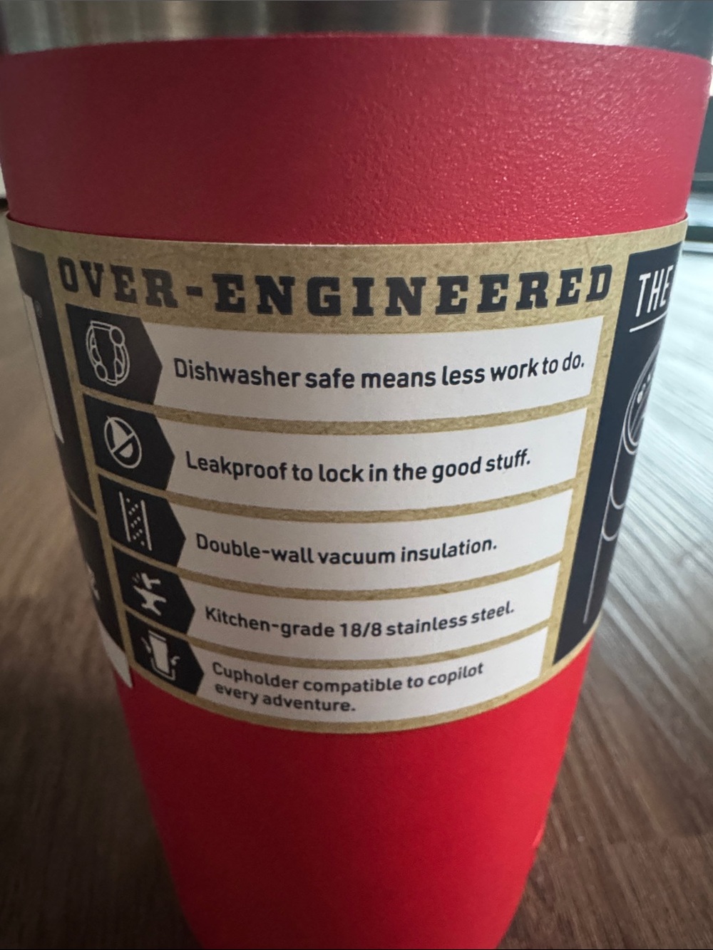 Yeti Rambler 12oz Travel Bottle - Red with Black Lid - Picture 5 of 7